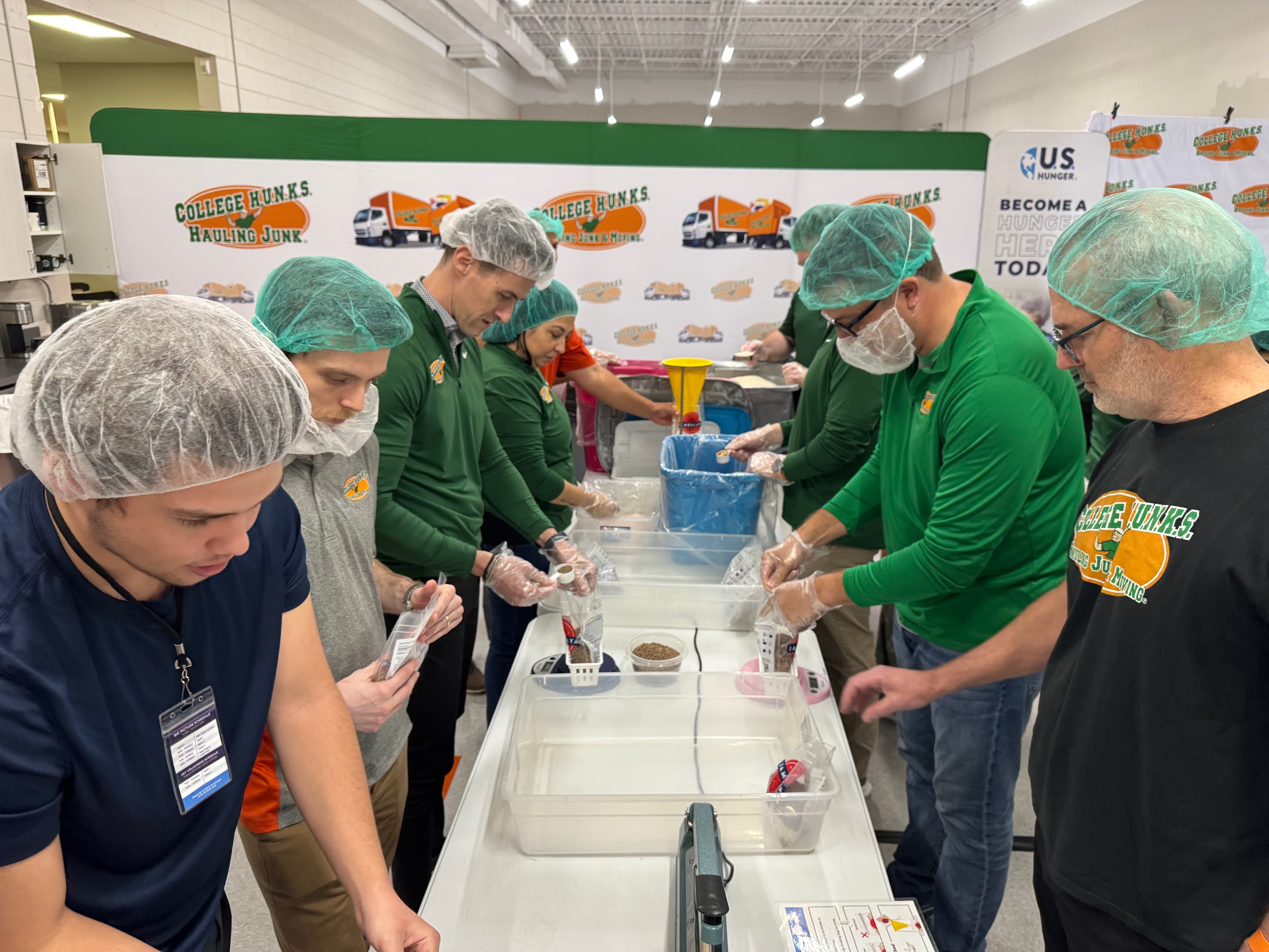 College HUNKS Hauling Junk & Moving donates 6 million meals to fight food insecurity