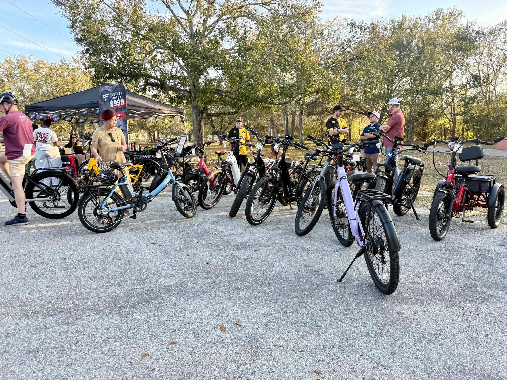 ebikes on the street
