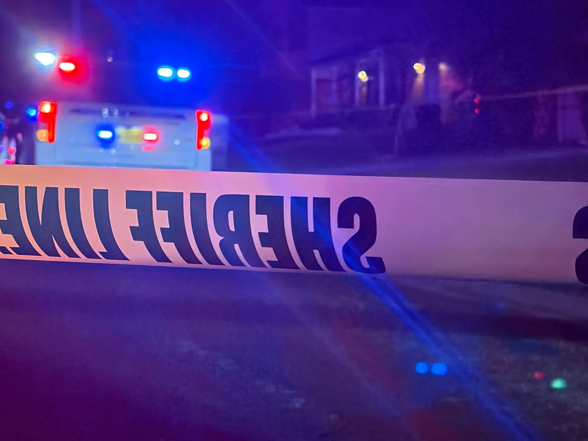 sheriff tape for crime scene